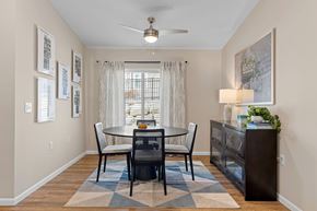 Rochester Hills apartment for rent - A dining room with a table set for four.