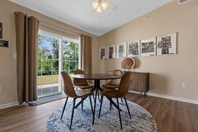 Westfield apartment for rent - A dining room with a table and chairs.