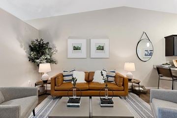 Kent apartment for rent - a living room with a couch and a coffee table