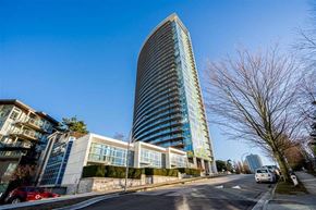 Burnaby apartment for rent - a tall building on the side of a street