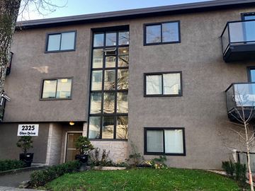Vancouver apartment for rent - The image shows a building with the number 2325 and the name Glen Drive on it.