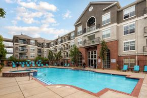 Greenwood Village apartment for rent - our apartments offer a swimming pool in front of our building at The Viridian Apartments, Greenwood Village, Colorado