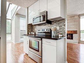 Burlingame apartment for rent - kitchen with stainless steel appliances
