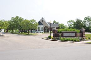 Hebron apartment for rent - The image shows a building with a sign that reads "Saint Mary's Hospital".