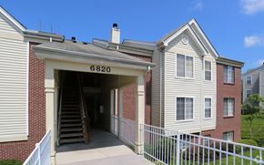 Cincinnati apartment for rent - A brick building with the number 6820 on it.