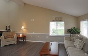 Crescent Springs apartment for rent - A living room with a couch, chair, and coffee table.