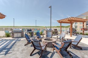 Fitchburg apartment for rent - Outdoor Firepit at One Glenn Place, Wisconsin, 53711