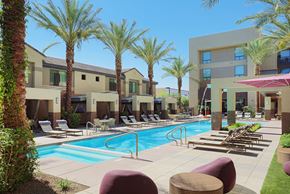 Phoenix apartment for rent - Picturesque Pool And Cabana Setting at Audere Apartments, Phoenix