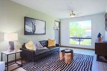 Phoenix apartment for rent - a living room with a couch and a window