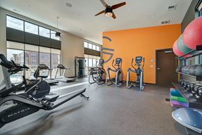 Franklin apartment for rent - the gym at the luxury apartments at Statesman Apartments, Wisconsin