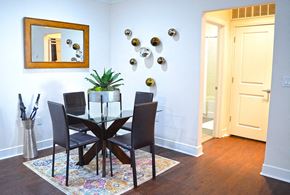 St. Louis apartment for rent - Elegant Dining Area at Vanguard Crossing, St. Louis, 63124