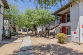 Phoenix apartment for rent - our apartments offer a courtyard with trees and a gazebo