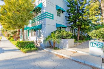 Long Beach apartment for rent - A street view of a building with the number 1745 on a sign.