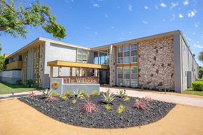 Reseda apartment for rent - a building with a sign in front of it