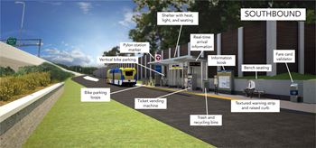 Easy access to rapid transit options