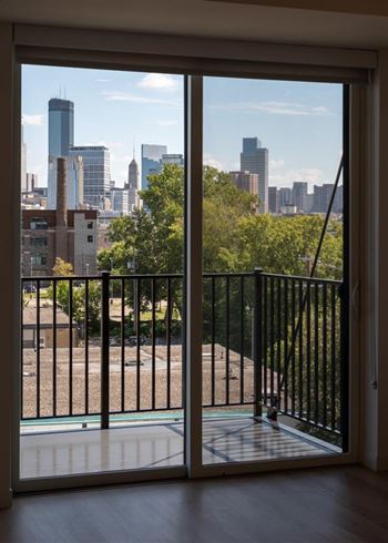 Select units with views of downtown
