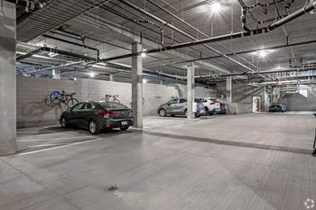 Heated underground parking