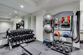 St. Paul apartment for rent - the gym at the house