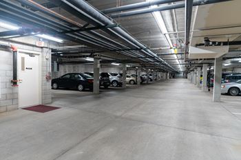 Underground heated garage
