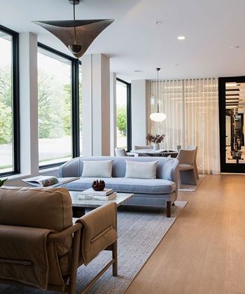 Elegant lobby entry