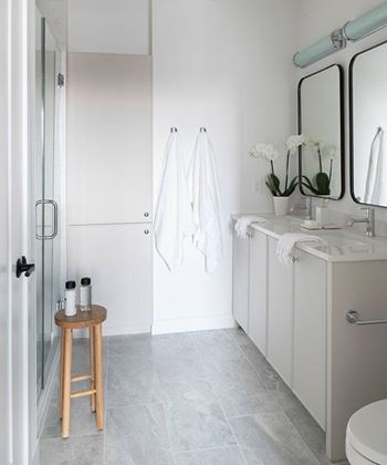 Spa-inspired bathrooms