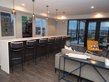 Indoor sky lounge