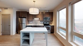 Oversized windows for natural light