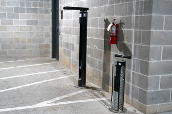 Bike racks & repair station