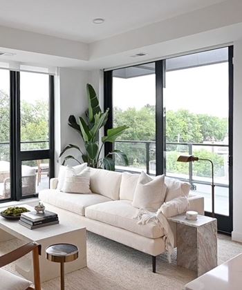 Expansive 9-foot ceilings