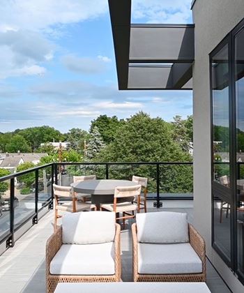 Private balcony