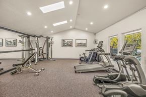 Beaverton apartment for rent - a home gym with treadmills and exercise machines