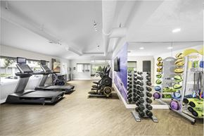 Beaverton apartment for rent - the gym at the enclave at woodbridge apartments in sugar land, tx
