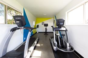 Fremont apartment for rent - a room with two treadmills and two exercise bikes