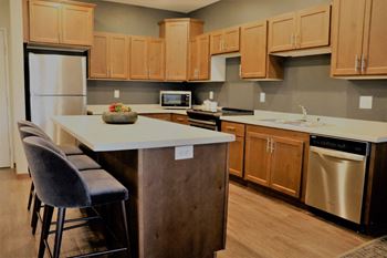 Fully furnished kitchen