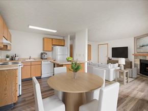Spokane Valley apartment for rent - Staged dining, unit style 2A
