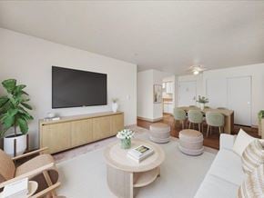 Spokane apartment for rent - Stage living room
