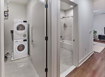 In-unit washer and dryer