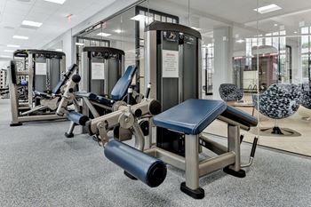 Weights fitness room