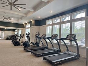 Gulf Breeze apartment for rent - fitness center with treadmills, ellipticals and stationary bikes