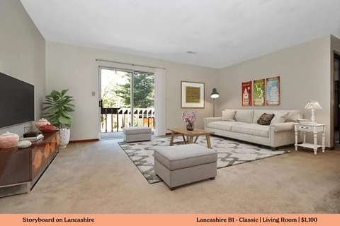 Floor plan for 2 beds, 1 bath, 1060 sqft
