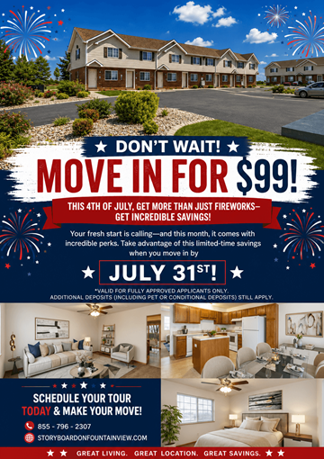 Mascoutah apartment for rent - Storyboard on Fountain View