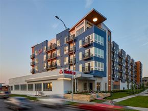 Omaha apartment for rent - Building Exterior View at Swivel Apartments, Omaha, NE, 68114