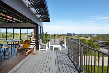 Apartment patio