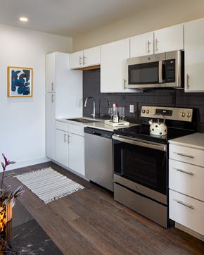 Omaha apartment for rent - Kitchen Space at Swivel Apartments, Omaha
