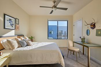 Ceiling fans in bedrooms