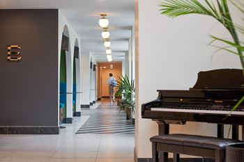 Luxurious lobby reception