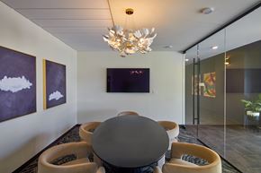 Omaha apartment for rent - Contemporary Meeting Room at Parallel Apartments, Omaha, NE, 68106