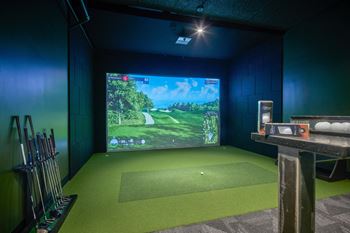 Indoor golf simulator