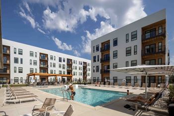 Heated resort style pool and spa retreat