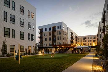 Expansive outdoor terrace with audio/visual entertainment